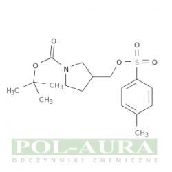 Kwas 1-pirolidynokarboksylowy, 3-[[[(4-metylofenylo)sulfonylo]oksy]metylo]-, ester 1,1-dimetyloetylowy/ 95% [114214-70-9]