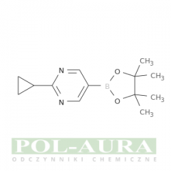 Pirymidyna, 2-cyklopropylo-5-(4,4,5,5-tetrametylo-1,3,2-dioksaborolan-2-ylo)-/ 97% [1375301-91-9]