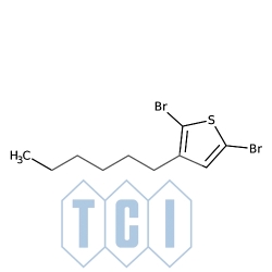 2,5-dibromo-3-heksylotiofen 97.0% [116971-11-0]